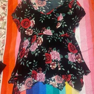 Torrid flower blouse